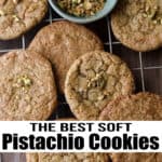 Pistachio Cookies Pinterest Pin