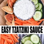 tzatziki sauce Pinterest Pin