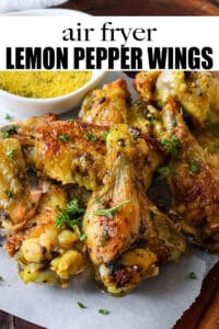Lemon pepper air fryer Pinterest Pin