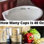 How many cups is 40 oz pinterest Pin