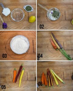 Step by step guide to make Air Fryer Carrots