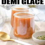 Vegetable demi glace pin