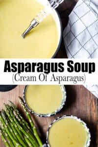 Asparagus soup Pinterest Pin
