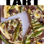 asparagus tart pin