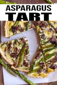 asparagus tart pin