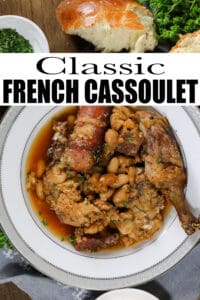Classic French Cassoulet Recipe Pinterest Pin