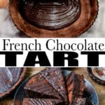 Chocolate Tart Pin (Tarte Aux Chocolat)
