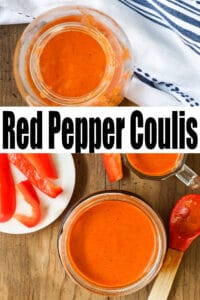 red pepper coulis pin