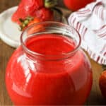 Strawberry Coulis Pinterest Pin