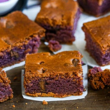 Purple yam powder brownies (UBE BROWNIES on board