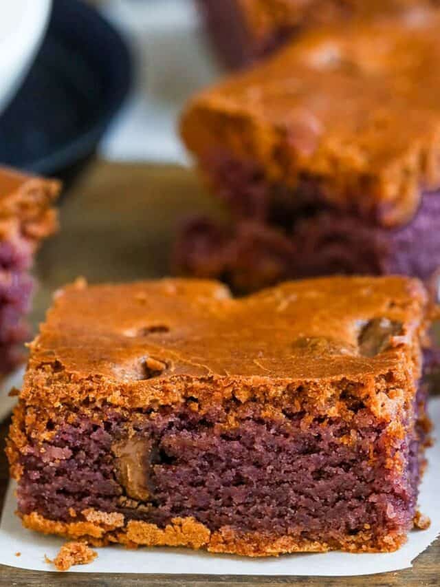 Ube Brownies