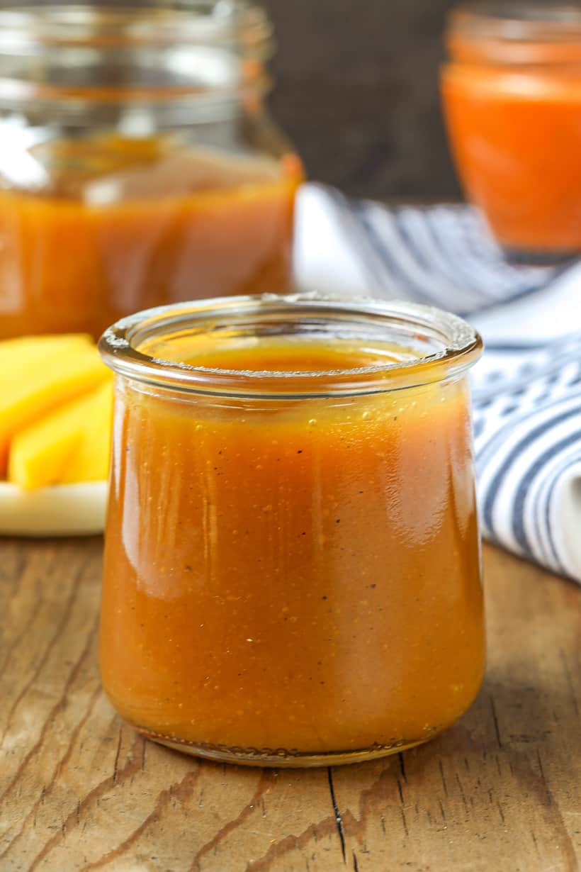Mango Puree in jar