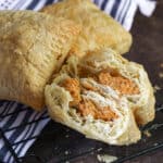 puff pastry with shrimp