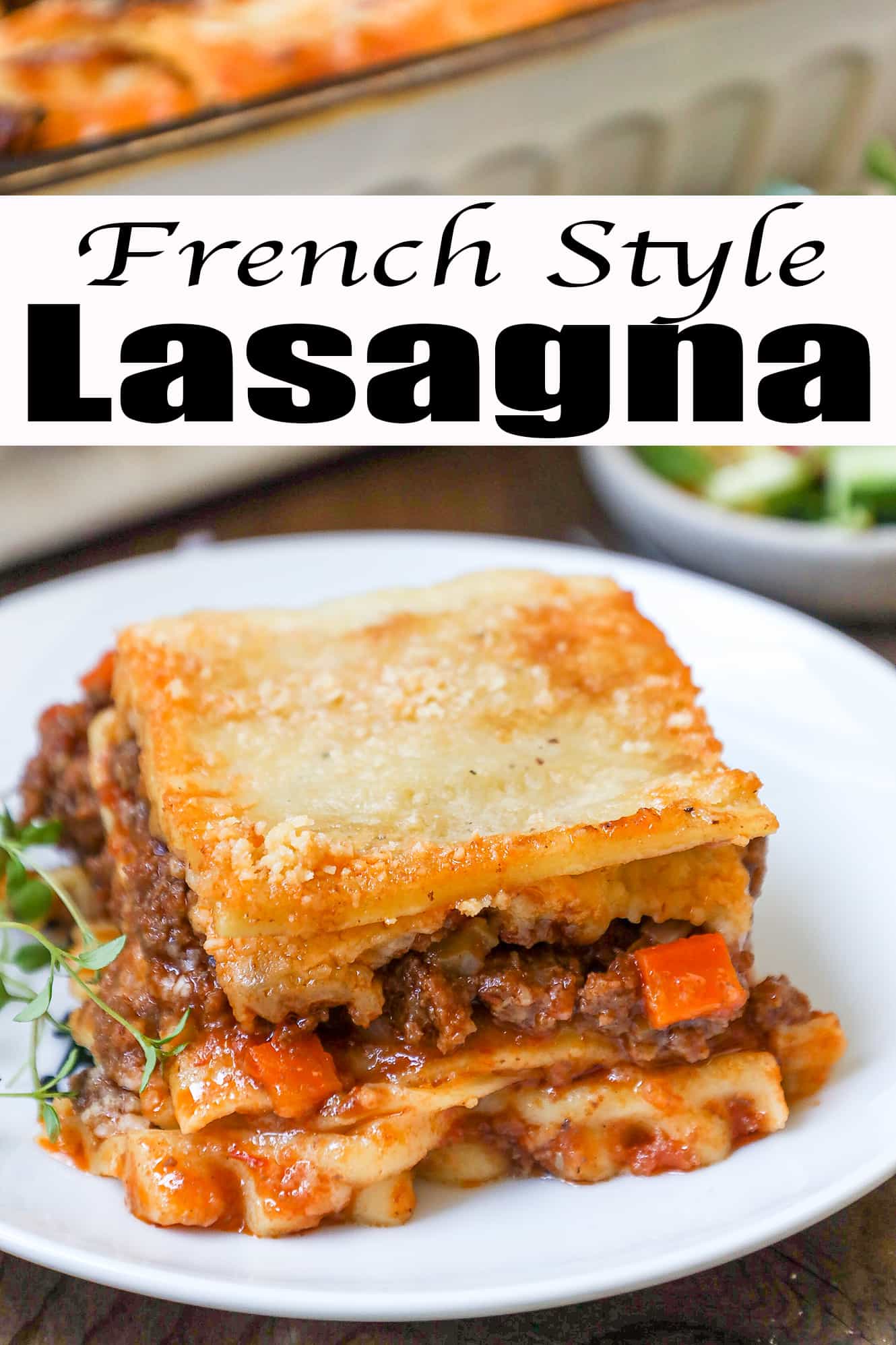 Lasagna With Béchamel Savory Thoughts