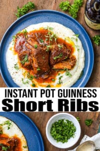 Instant Pot Guinness Short Ribs Pinterest Pin