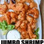 Jumbo shrimp tempura Pinterest Pin