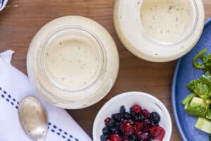 tahini dressing with lemon herbs