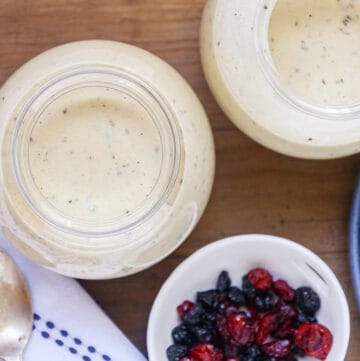 tahini dressing with lemon herbs