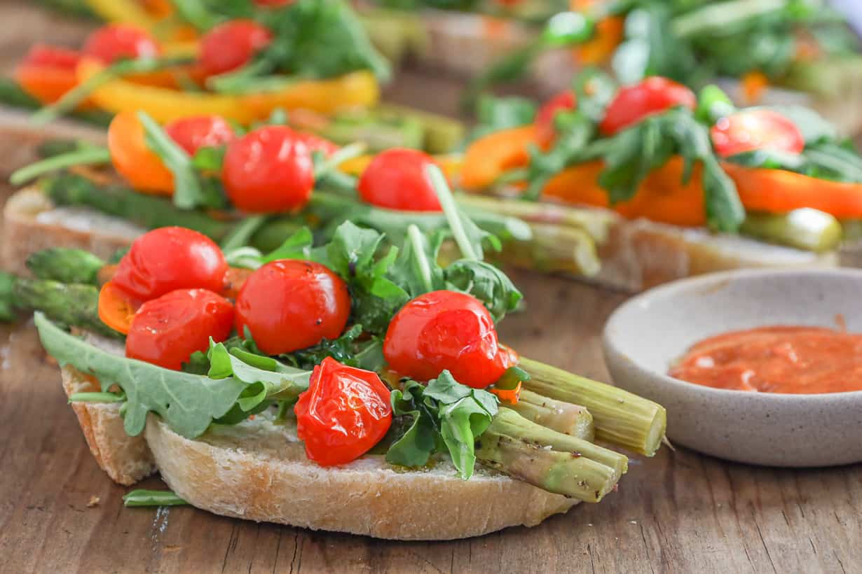 Perfect Vegetable Bruschetta
