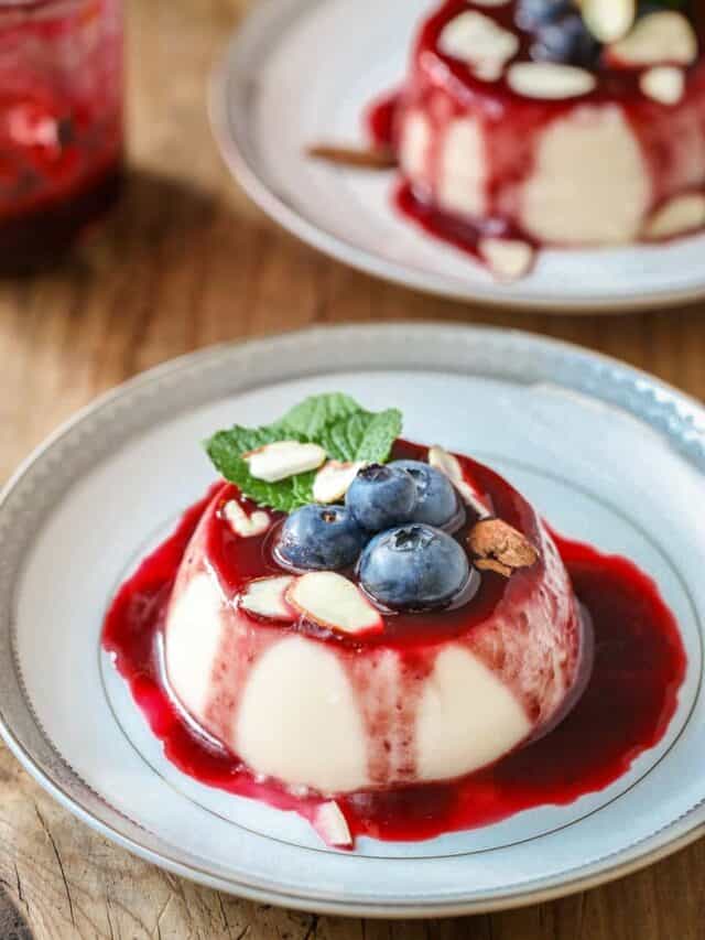 Almond Milk Panna Cotta Savory Thoughts