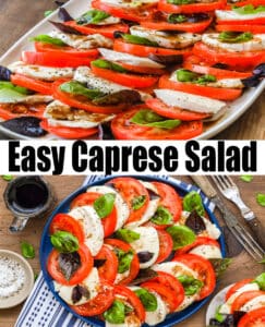 Easy Caprese Salad Pinterest Pin