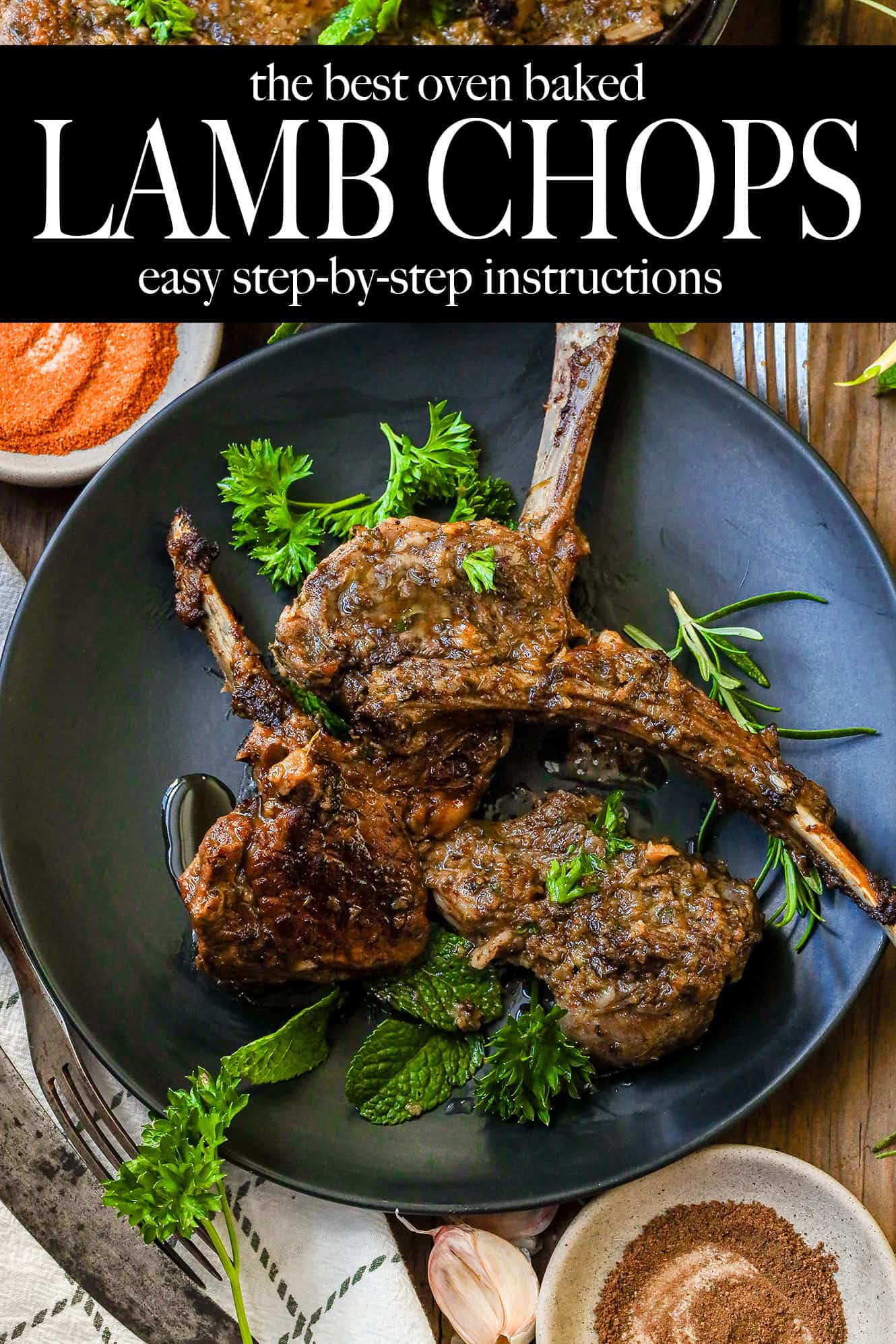 Easy Baked Lamb Chops Recipe - Savory Thoughts