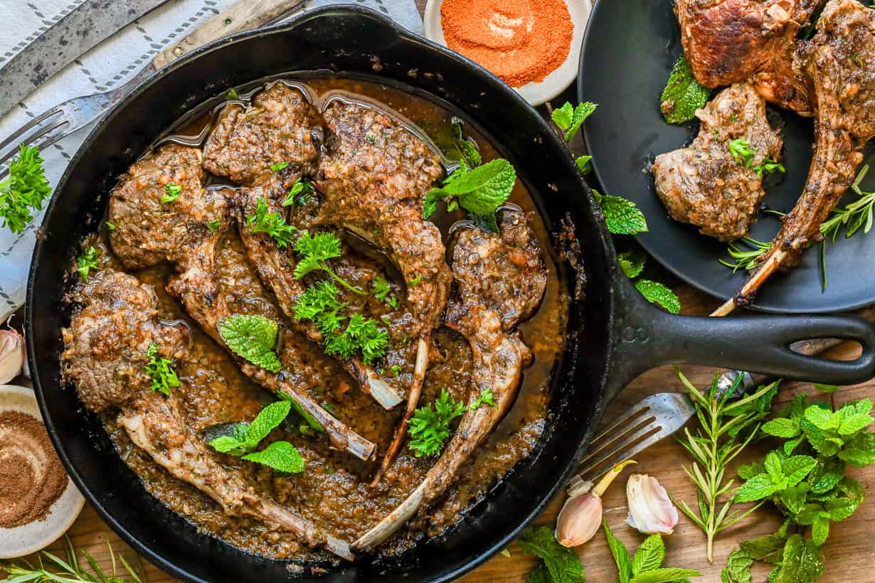 Lamb Chops Recipe: Double-cut and Roasted to Temperature Perfection