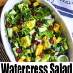 Watercress Salad Pinterest Pin