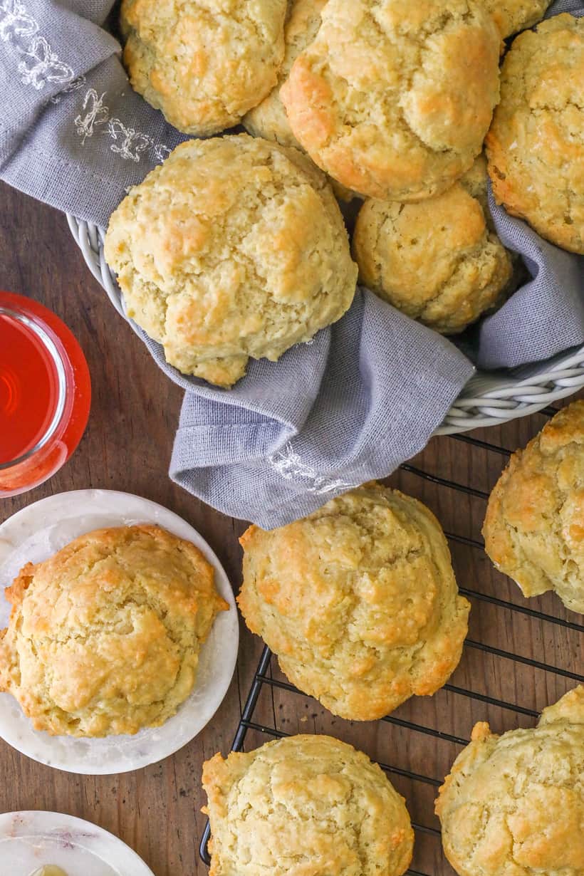 biscuits gluten free drop biscuits on board