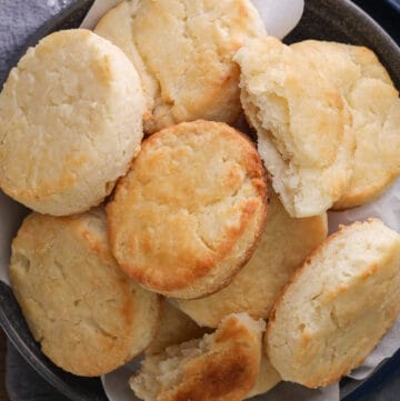 gluten-free biscuits in bowl