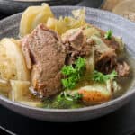 Norwegian lamb stew with cabbage - slow cooker