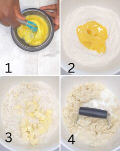 Step 1-4- Gluten Free Biscuits