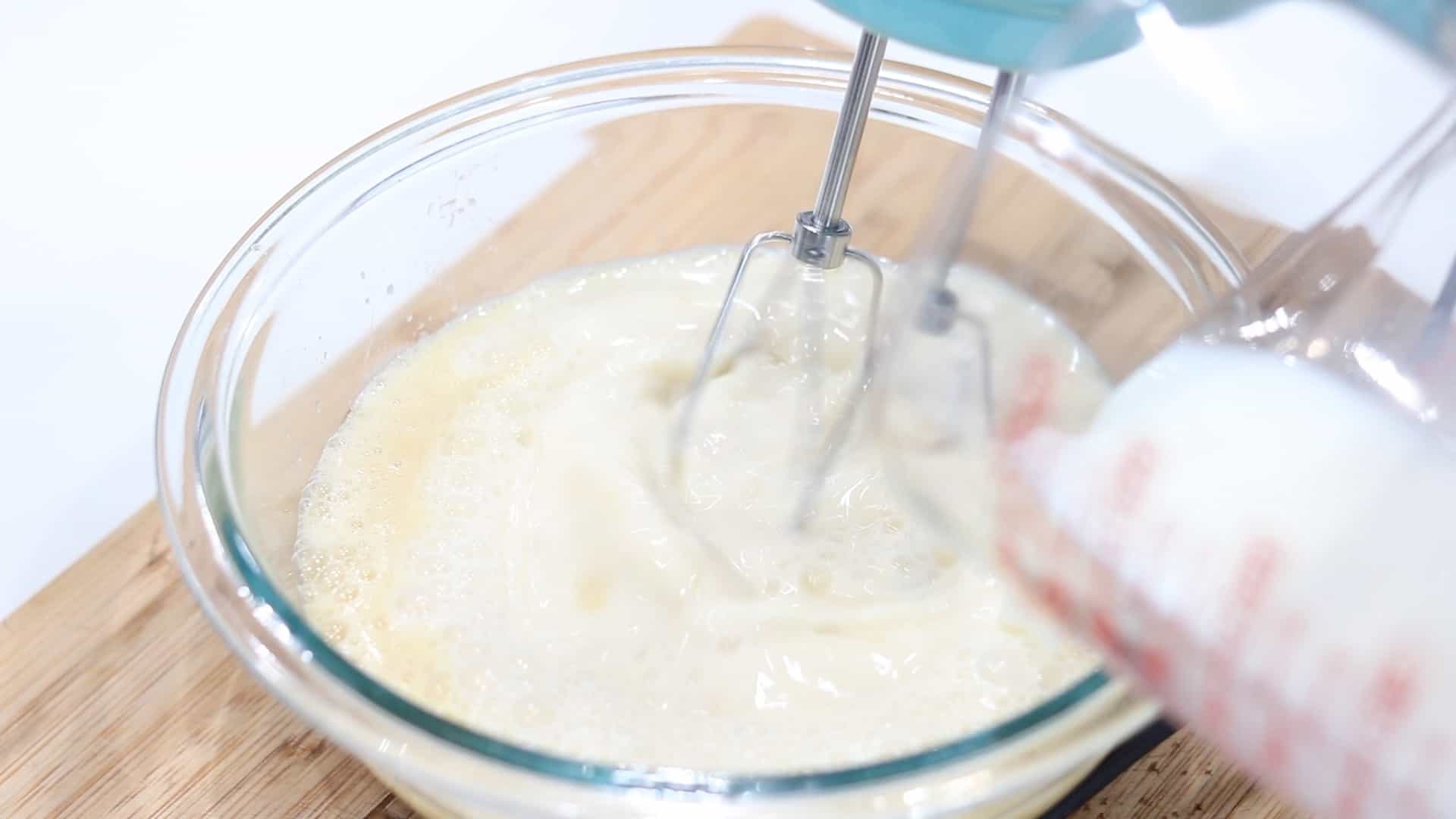 Adding Milk to Banana