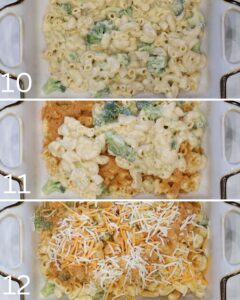 Steps 10-12 - Baked Mac and Cheese