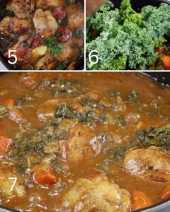 Steps 5-7 - Kale stew
