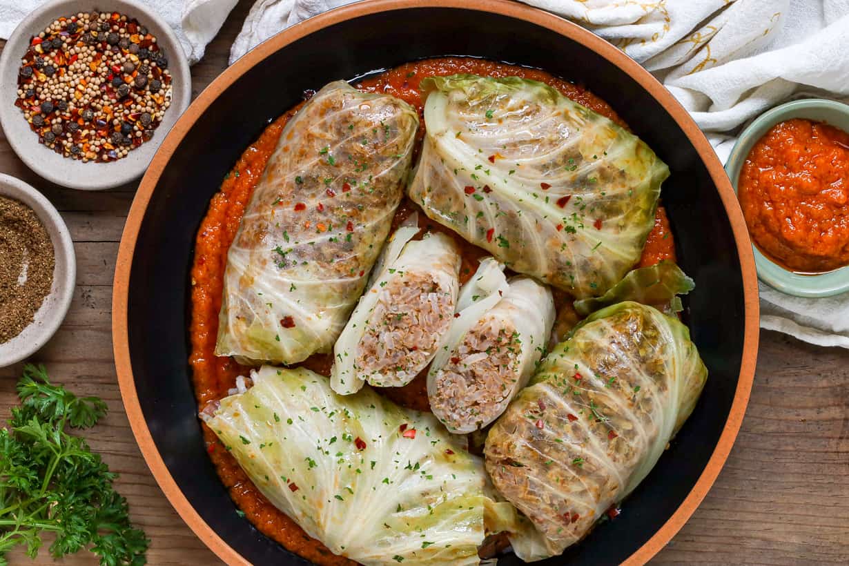 Stuffed Cabbage Rolls Savory Thoughts