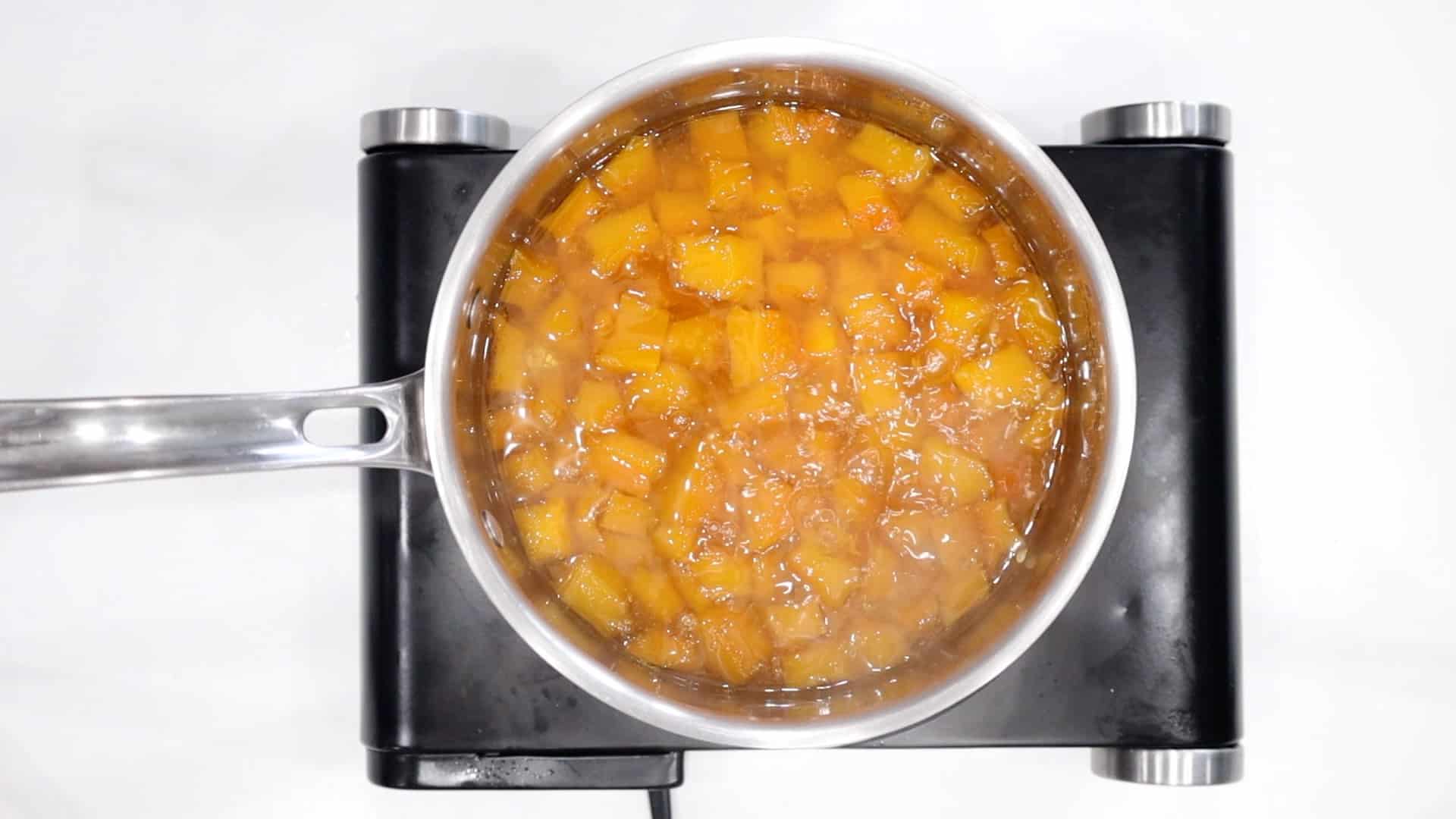 boiling pumpkin
