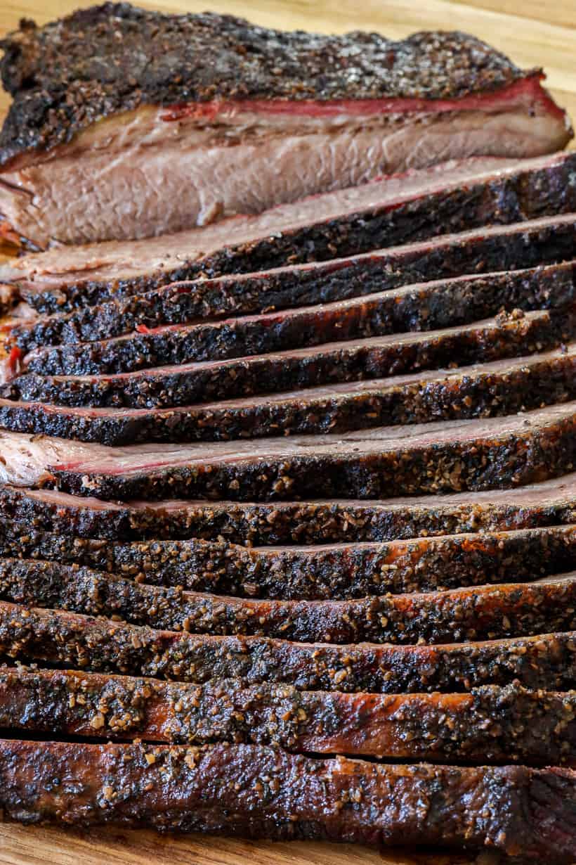 Delicious brisket smoked