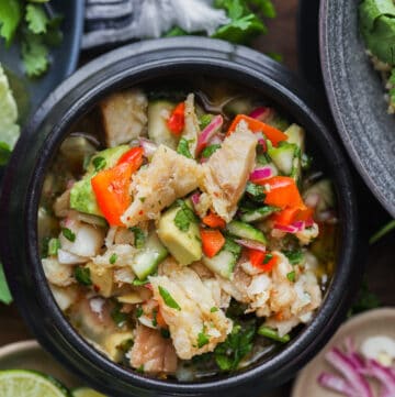 Cod fish Ceviche