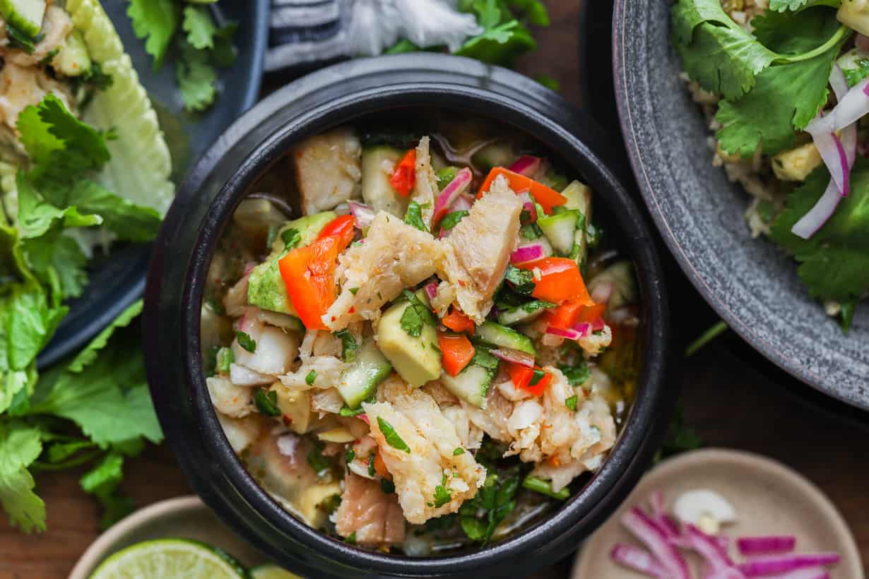 Cod fish Ceviche