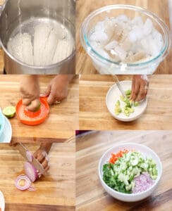 Steps to make Cod-Ceviche