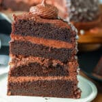 slice of death by chocolate cake