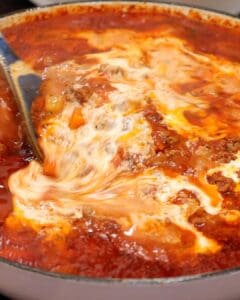 MIXING BEEF BOLOGNESE
