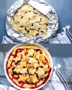 Step - by - step guide to make strawberry blueberry pie - step 2
