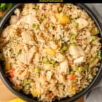 mango fried rice recipe Pinterest pin