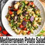 Mediterranean Potato Salad Pinterest Pin