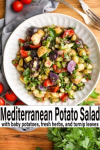 Mediterranean Potato Salad Pinterest Pin