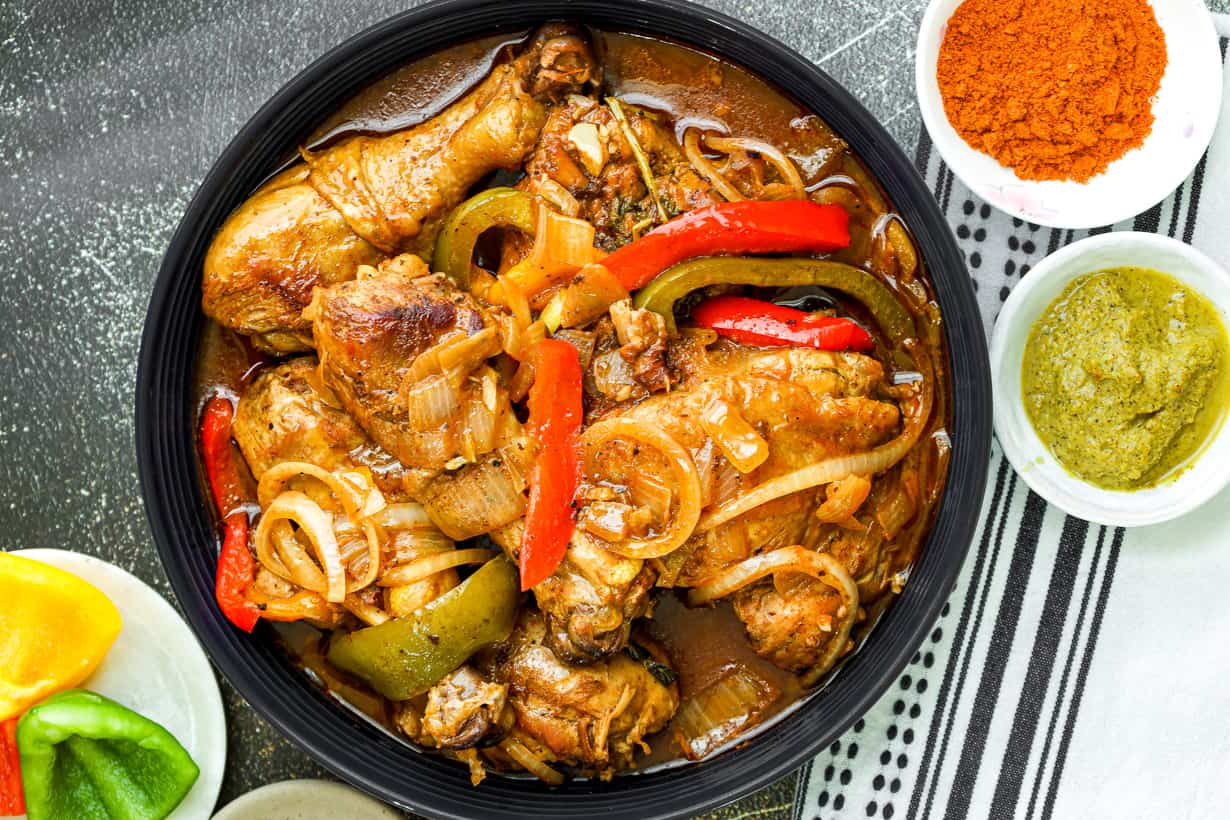 Poulet En Sauce Recipe (Haitian Chicken Stew) Savory Thoughts
