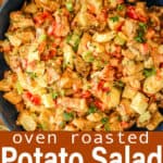 No Mayo roasted potato salad Pinterest Pin