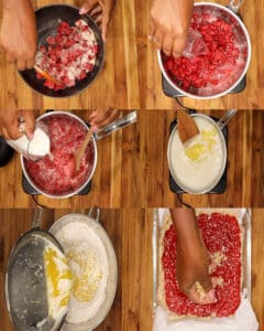 step-by-step guide raspberry bars